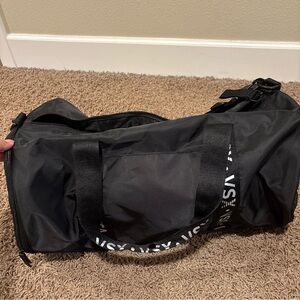 Victoria Secret Sport Black Duffel Bag